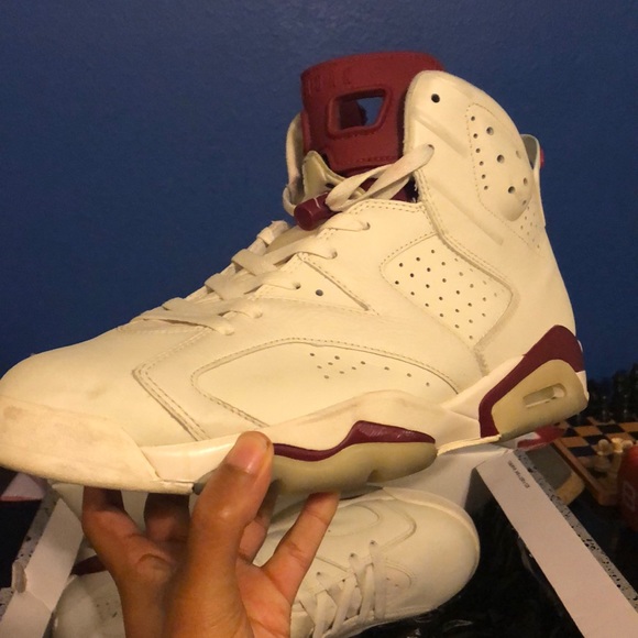 Air Jordan 6s Maroon